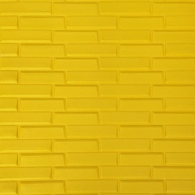 Самоклеящаяся декоративная 3D панель желтая кладка 700х770х7мм (037) SW-00000302 SW-00000302 фото