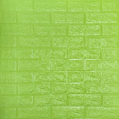 Самоклеюча 3D панель флуоресцентна зелена 700х770х5мм (300-5) SW-00001331 SW-00001331 фото