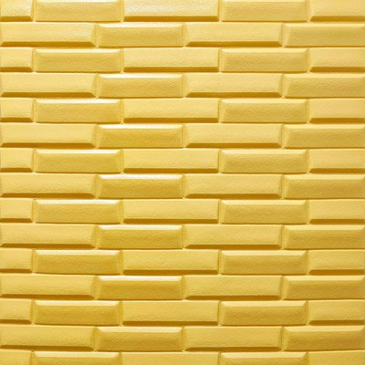 Самоклеющаяся декоративная 3D панель желто-песочная кладка 700x770x7мм (032) SW-00000010 SW-00000010 фото