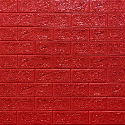 Самоклеющаяся декоративная 3D панель Кирпич красный 700x770x5мм (008-5) SW-00000145 SW-00000145 фото
