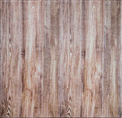 Самоклеюча декоративна 3D панель дерево сосна 700x700x5 мм 077-5 фото