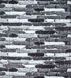 Самоклеюча декоративна 3D панель чорно-біла цегла 700x770x5 мм 024-5 фото
