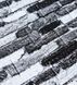 Самоклеющвяся декоративная 3D панель черно-белый кирпич 700x770x5 мм 024-5 фото 2