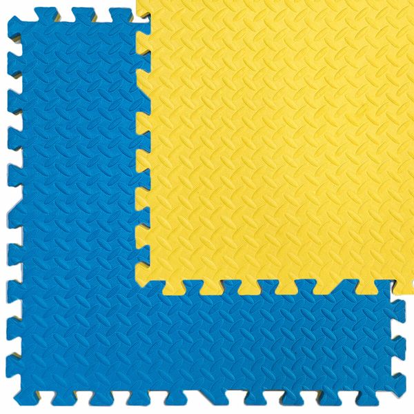 Напольное двустороннее покрытие YELLOW та BLUE 60*60cm*2cm (D) SW-00001845 SW-00001845 фото