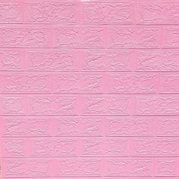 R004-3-20 Панель стеновая в рулоне 3D 700мм*20м*3мм PINK (розовый кирпич) (D) SW-00001471 фото