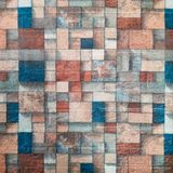 Декоративна 3D панель самоклейка під цеглу Кольорова мозаїка 700х770х4мм (350) SW-00000532 SW-00000532 фото