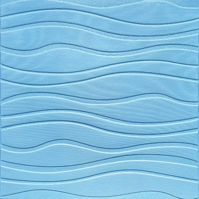 Самоклеящаяся 3D панель голубые волны 600х600х4мм (106) SW-00001366 SW-00001366 фото